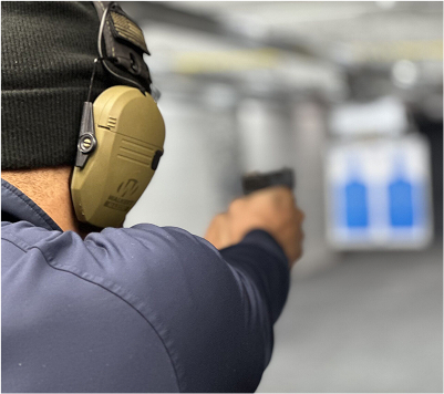 Florida Class G armed security officer training at the range